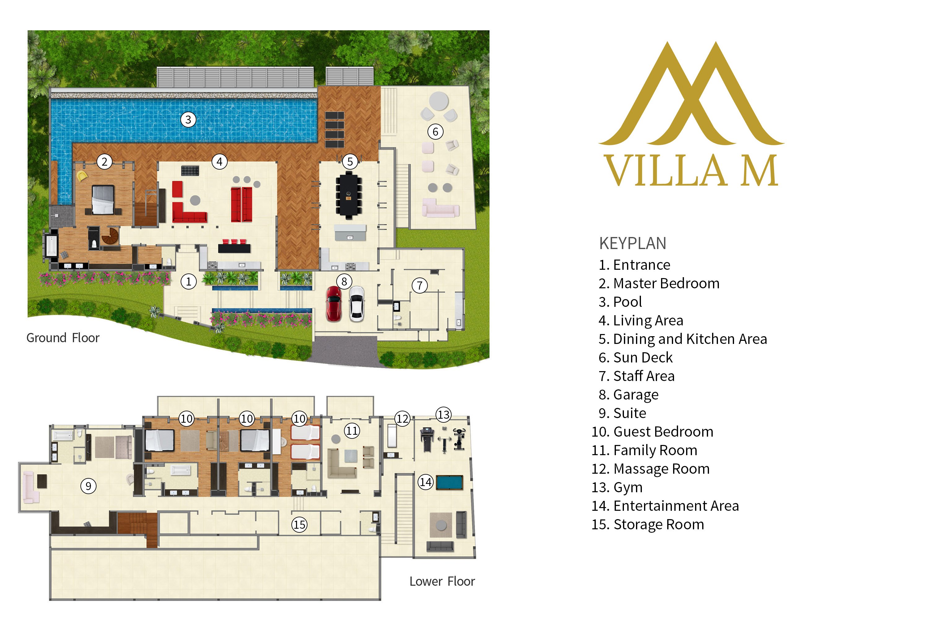 Malaiwana - Villa M Floorplan